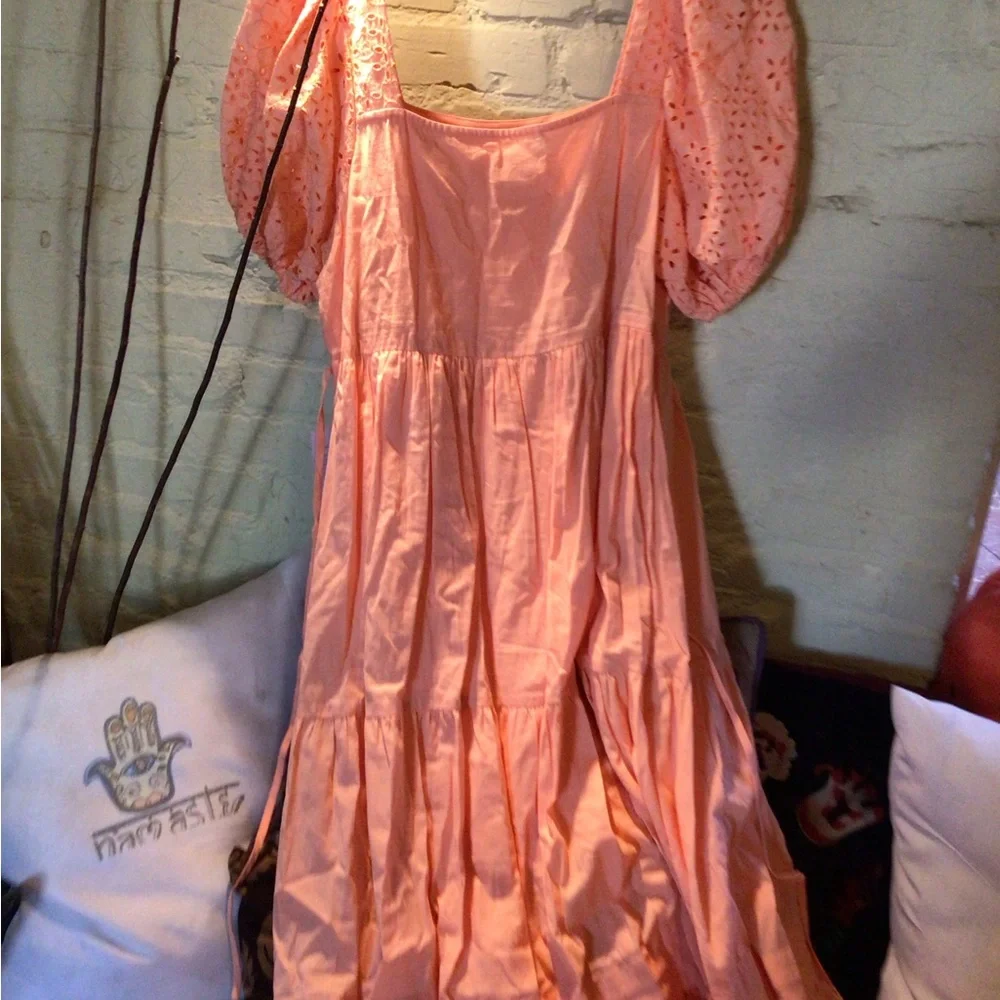 NEW! Band of the Free peach boho dress